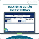 Planilha Relatório de Não Conformidade (RNC) em Excel" – Ferramenta essencial para documentar não conformidades e melhorar processos.